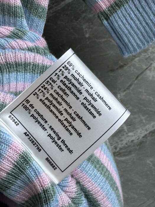 샤넬 만화 줄무늬 니트 반팔 레플리카 미러급 SA급 S급 고퀄리티 하이엔드 최상급 의류 [여성] 8