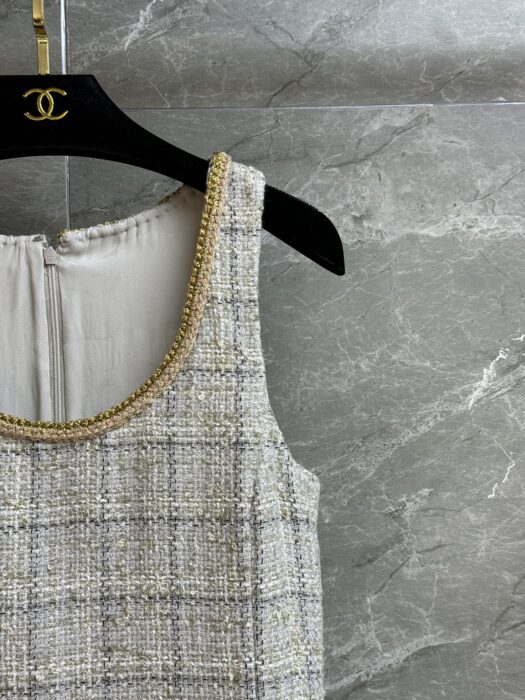 샤넬 골드 체크 드레스 레플리카 미러급 SA급 S급 고퀄리티 하이엔드 최상급 의류 [여성] 10