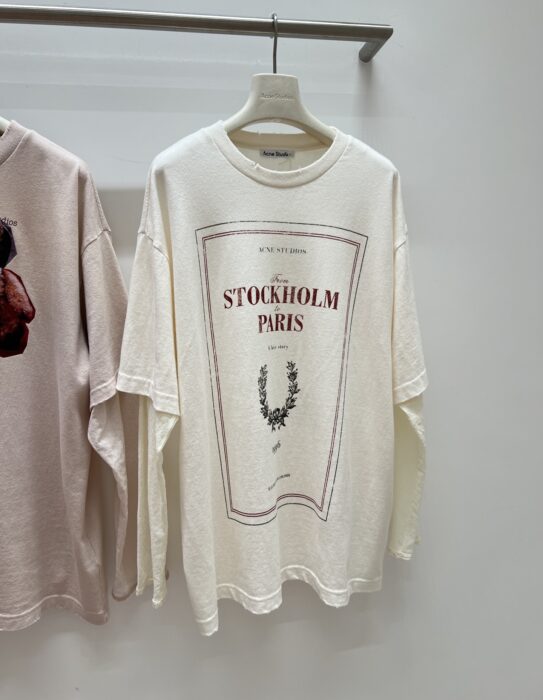 아크네스튜디오 레이어드 프린트 티셔츠 레플리카 미러급 SA급 S급 고퀄리티 하이엔드 최상급 의류 [여성] 8