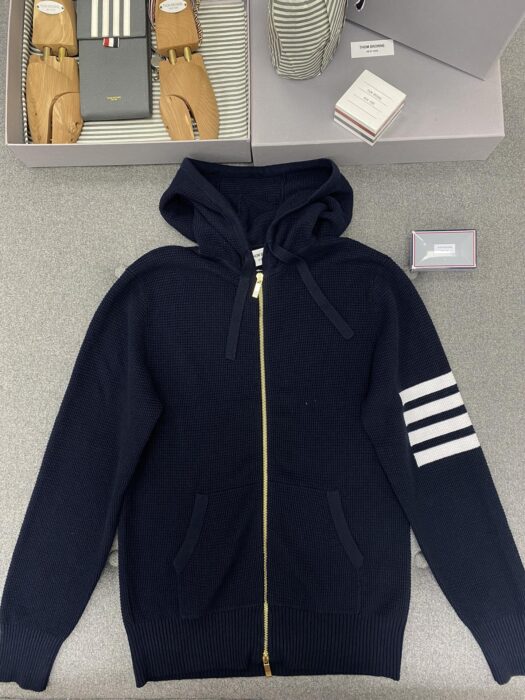 톰브라운 리넨 코튼 4-바 릴렉스 핏 집업 후디 레플리카 미러급 SA급 S급 고퀄리티 하이엔드 최상급 의류 [남성여성공용] 23