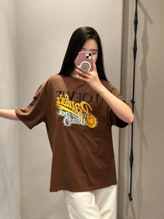 로에베 레터 자수 반팔티 레플리카 미러급 SA급 S급 고퀄리티 하이엔드 최상급 의류 [남성여성공용] 2