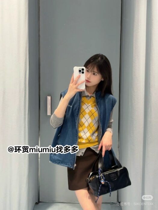 미우미우 데님 베스트 레플리카 미러급 SA급 S급 고퀄리티 하이엔드 최상급 의류 [여성] 3