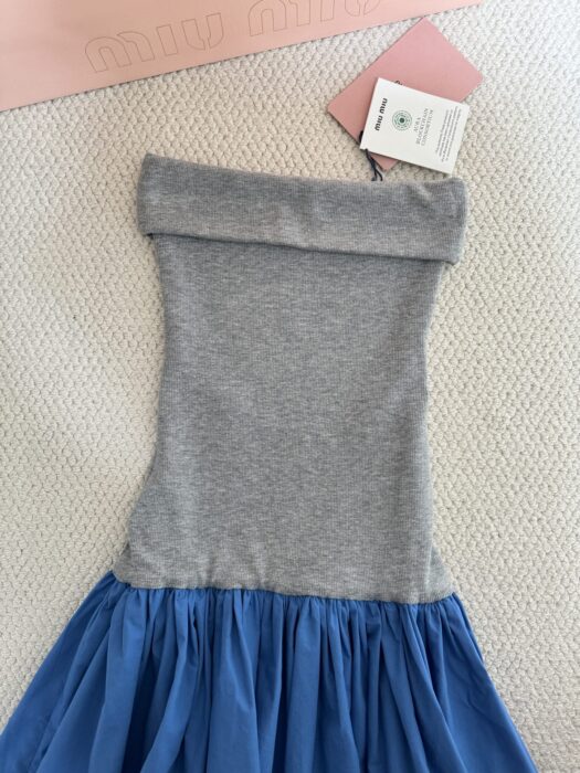 미우 미우 포플린 앤 저지 미니스커트 레플리카 미러급 SA급 S급 고퀄리티 하이엔드 최상급 의류 [여성] 16