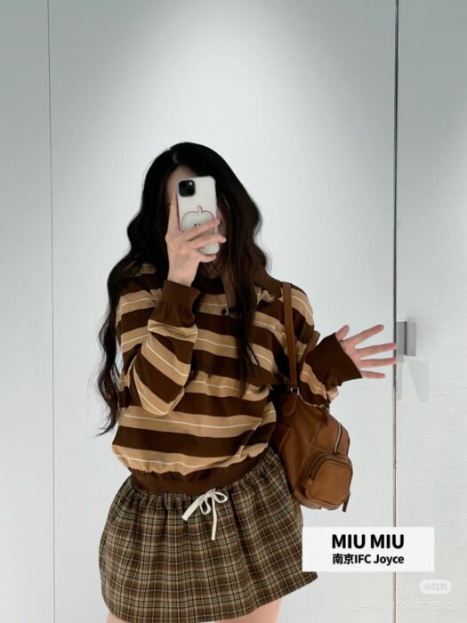 미우미우 플레이드 미니스커트 레플리카 미러급 SA급 S급 고퀄리티 하이엔드 최상급 의류 [여성] 24