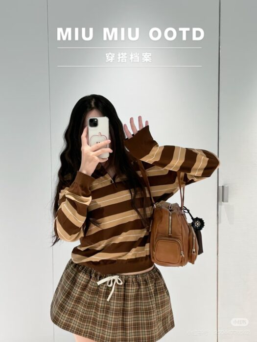 미우미우 플레이드 미니스커트 레플리카 미러급 SA급 S급 고퀄리티 하이엔드 최상급 의류 [여성] 21