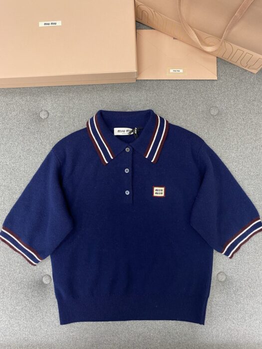 미우미우 캐시미어 폴로 스웨터 레플리카 미러급 SA급 S급 고퀄리티 하이엔드 최상급 의류 [여성] 20