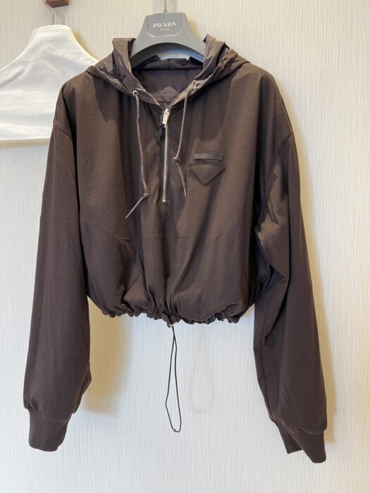 프라다 리버시블 코튼 저지 및 리나일론 후디 레플리카 미러급 SA급 S급 고퀄리티 하이엔드 최상급 의류 [여성] 15