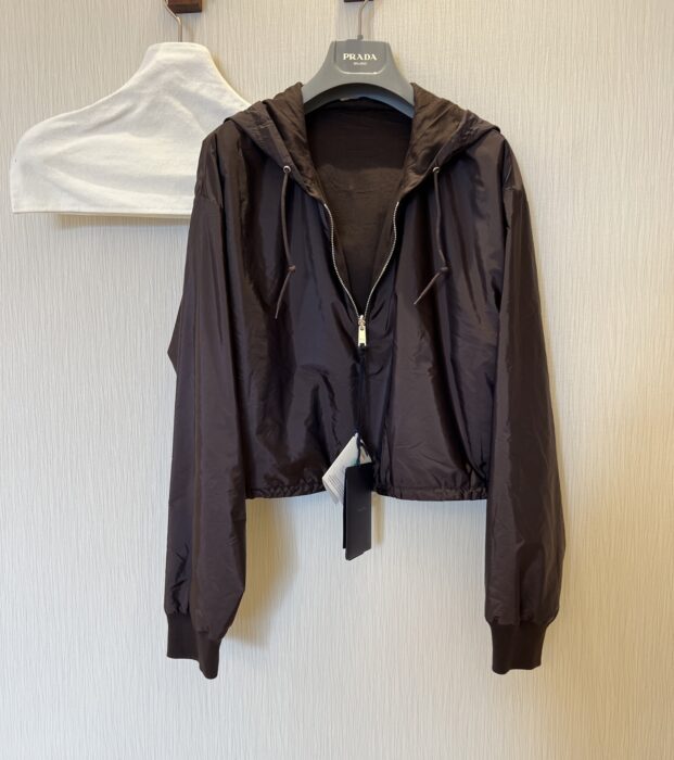 프라다 리버시블 코튼 저지 및 리나일론 후디 레플리카 미러급 SA급 S급 고퀄리티 하이엔드 최상급 의류 [여성] 10