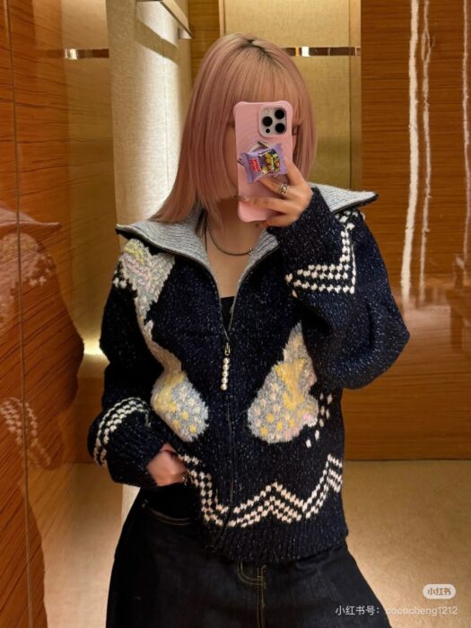 루이비통 지퍼 니트 블루종 레플리카 미러급 SA급 S급 고퀄리티 하이엔드 최상급 의류 [남성여성공용] 8