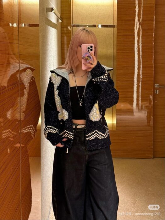 루이비통 지퍼 니트 블루종 레플리카 미러급 SA급 S급 고퀄리티 하이엔드 최상급 의류 [남성여성공용] 9