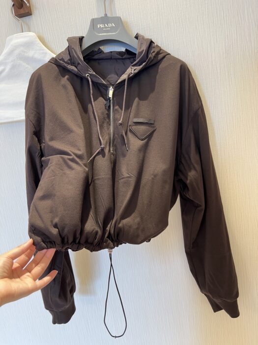 프라다 리버시블 코튼 저지 및 리나일론 후디 레플리카 미러급 SA급 S급 고퀄리티 하이엔드 최상급 의류 [여성] 16