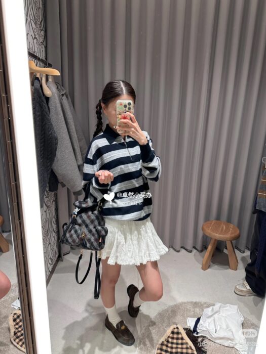 미우미우 스트라이프 울 스웨터 레플리카 미러급 SA급 S급 고퀄리티 하이엔드 최상급 의류 [여성] 3