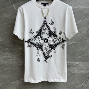 루이비통 버터플라이 프린트 티셔츠 레플리카 미러급 SA급 S급 고퀄리티 하이엔드 최상급 의류 [여성]