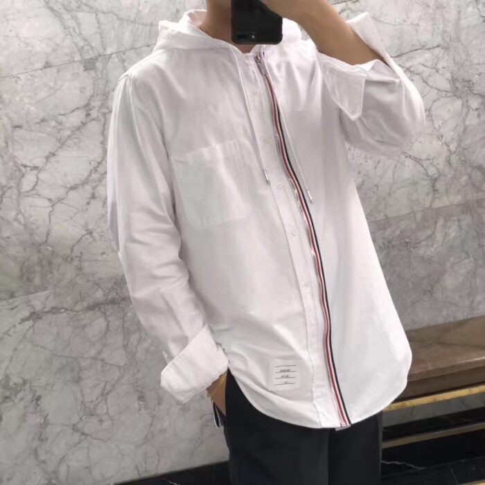 톰브라운 프런트 옥스포드 후드집업 셔츠 레플리카 미러급 SA급 S급 고퀄리티 하이엔드 최상급 의류 [남성여성공용] 7