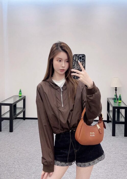 프라다 리버시블 코튼 저지 및 리나일론 후디 레플리카 미러급 SA급 S급 고퀄리티 하이엔드 최상급 의류 [여성] 4