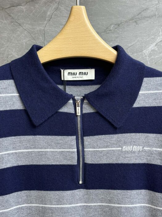 미우미우 스트라이프 울 스웨터 레플리카 미러급 SA급 S급 고퀄리티 하이엔드 최상급 의류 [여성] 5