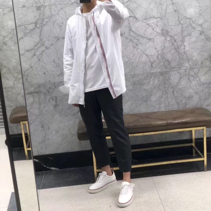 톰브라운 프런트 옥스포드 후드집업 셔츠 레플리카 미러급 SA급 S급 고퀄리티 하이엔드 최상급 의류 [남성여성공용] 8