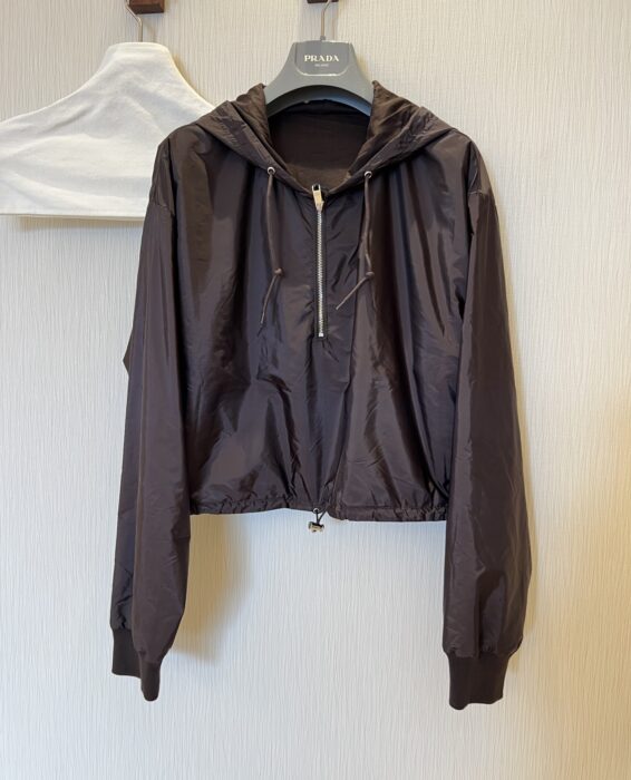 프라다 리버시블 코튼 저지 및 리나일론 후디 레플리카 미러급 SA급 S급 고퀄리티 하이엔드 최상급 의류 [여성] 7