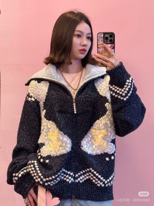 루이비통 지퍼 니트 블루종 레플리카 미러급 SA급 S급 고퀄리티 하이엔드 최상급 의류 [남성여성공용] 6