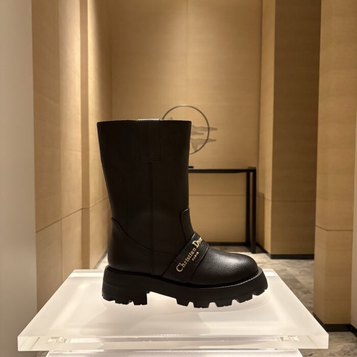 디올 D-퀘스트 부츠 그레인드 카프스킨 블랙 레플리카 미러급 SA급 S급 고퀄리티 최상급 하이엔드 신발 [여성] 2