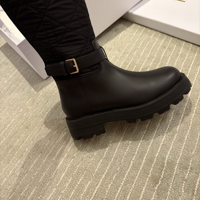 디올 D-타운 부츠 카프스킨 앤 나일론 자수 까나쥬 모티프 블랙 레플리카 미러급 SA급 S급 고퀄리티 최상급 하이엔드 신발 [남성여성공용] 10