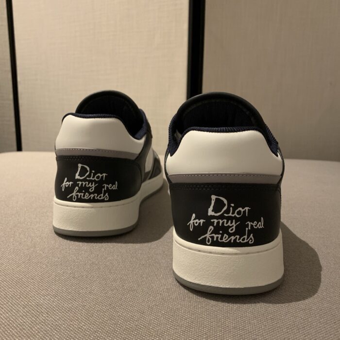 디올 하일톤 넬 B27 로우 탑 스니커즈 스무스 카프스킨 디올 오블리크 갤럭시 레더 네이비 블루 화이트 레플리카 미러급 SA급 S급 고퀄리티 최상급 하이엔드 신발 [남성여성공용] 9