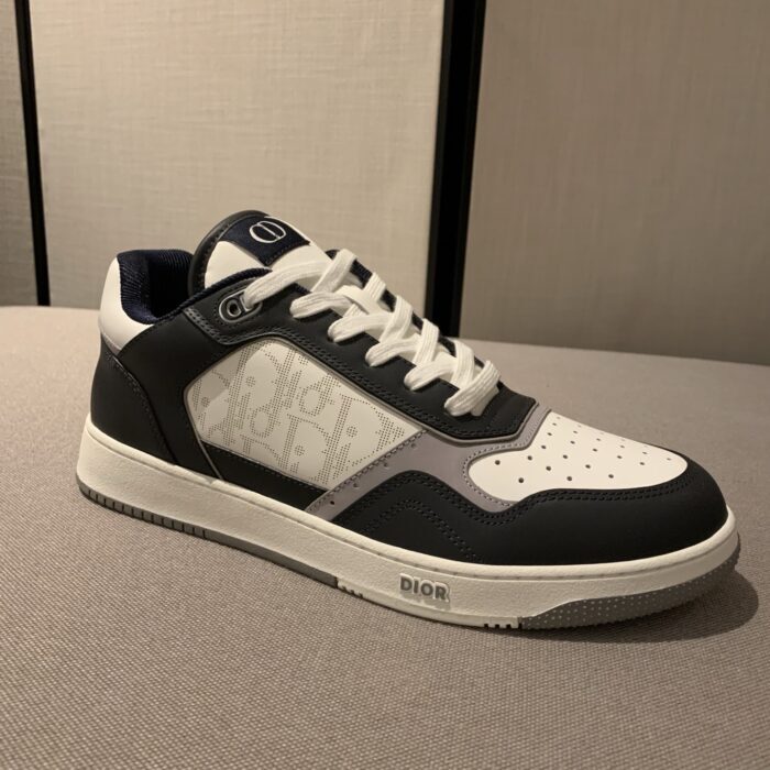 디올 하일톤 넬 B27 로우 탑 스니커즈 스무스 카프스킨 디올 오블리크 갤럭시 레더 네이비 블루 화이트 레플리카 미러급 SA급 S급 고퀄리티 최상급 하이엔드 신발 [남성여성공용] 4