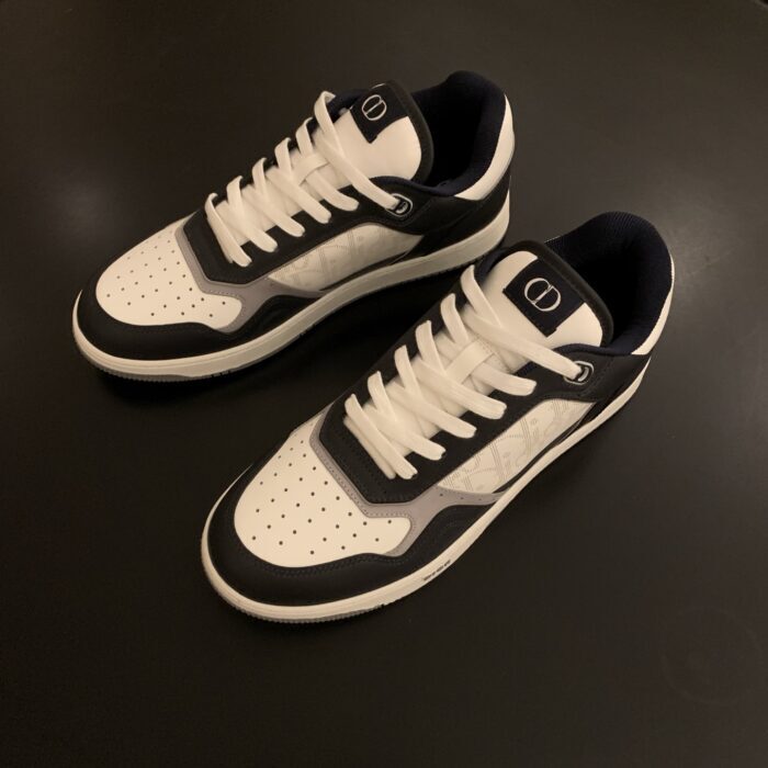 디올 하일톤 넬 B27 로우 탑 스니커즈 스무스 카프스킨 디올 오블리크 갤럭시 레더 네이비 블루 화이트 레플리카 미러급 SA급 S급 고퀄리티 최상급 하이엔드 신발 [남성여성공용] 6