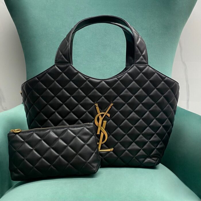 생로랑 미디엄 퀼팅 나파 블랙 858191 레플리카 미러급 SA급 S급 고퀄리티 최상급 하이엔드 쇼퍼백 토트백 가방 [여성]