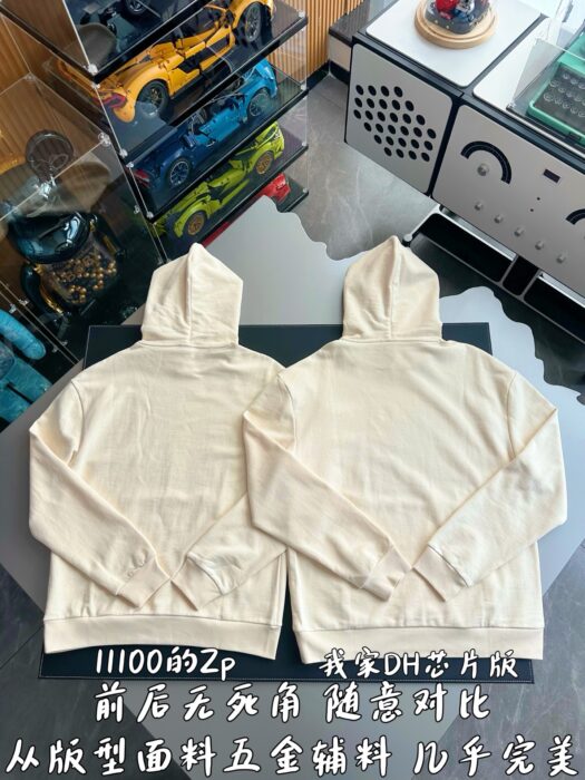 루이비통 동그라미 블루 모노그램 후드티 베이지 레플리카 미러급 SA급 S급 고퀄리티 하이엔드 최상급 의류 [남성여성공용] 4