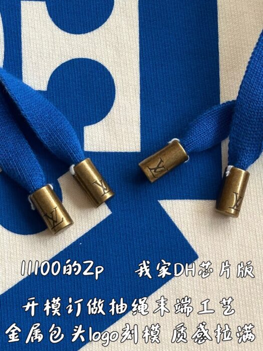 루이비통 동그라미 블루 모노그램 후드티 베이지 레플리카 미러급 SA급 S급 고퀄리티 하이엔드 최상급 의류 [남성여성공용] 7