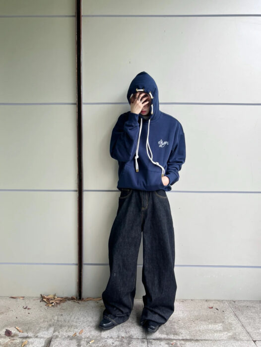 루이비통 코튼 저지 후드티 네이비 블루 레플리카 미러급 SA급 S급 고퀄리티 하이엔드 최상급 의류 [남성여성공용]