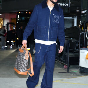 루이비통 로고 원터리 워크웨어 데님 자켓 인디고 1AGIO7 레플리카 미러급 SA급 S급 고퀄리티 하이엔드 최상급 의류 [남성]