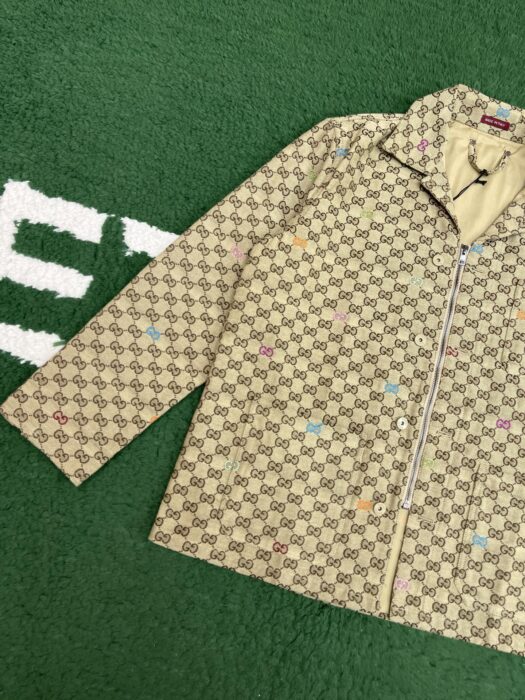 구찌 멀티 컬러 GG 자카드 지퍼 자켓 카키 레플리카 미러급 SA급 S급 고퀄리티 하이엔드 최상급 의류 [남성] 6