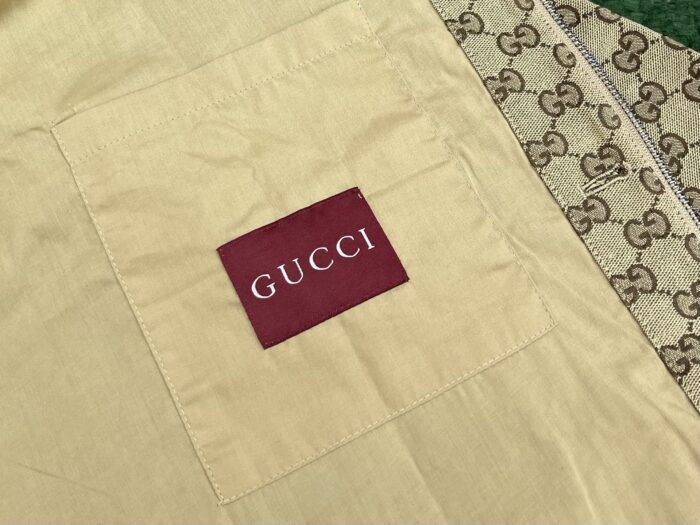 구찌 멀티 컬러 GG 자카드 지퍼 자켓 카키 레플리카 미러급 SA급 S급 고퀄리티 하이엔드 최상급 의류 [남성] 10