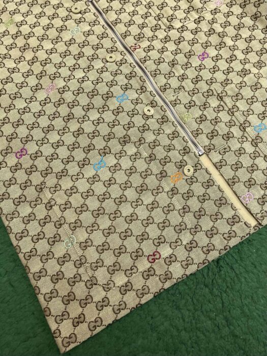 구찌 멀티 컬러 GG 자카드 지퍼 자켓 카키 레플리카 미러급 SA급 S급 고퀄리티 하이엔드 최상급 의류 [남성] 8