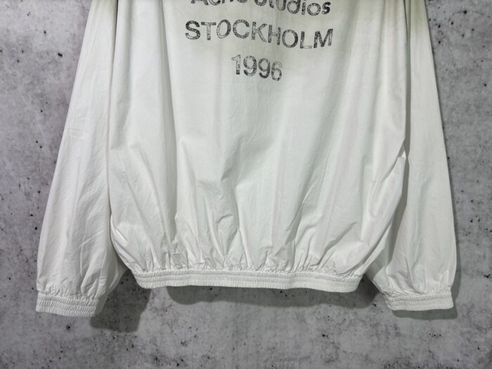 아크네스튜디오 ACNE Studios 뒷면 모노그램 바람막이 베이지 레플리카 미러급 SA급 S급 고퀄리티 하이엔드 최상급 의류 [남성여성공용] 9