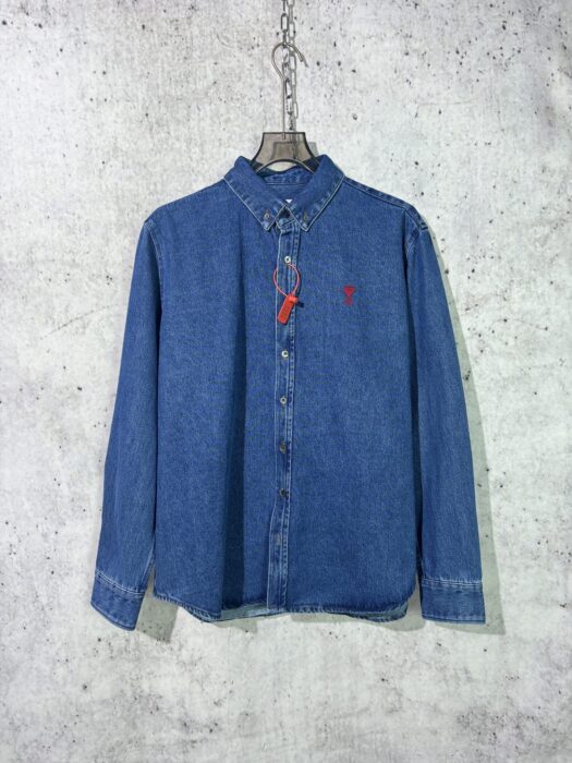 아미 레드 하트 캐쥬얼 데님 자켓 블루 레플리카 미러급 SA급 S급 고퀄리티 하이엔드 최상급 의류 [남성여성공용] 3