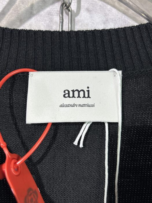 아미 레드 로고 자수 니트 블랙 레플리카 미러급 SA급 S급 고퀄리티 하이엔드 최상급 의류 [남성] 13