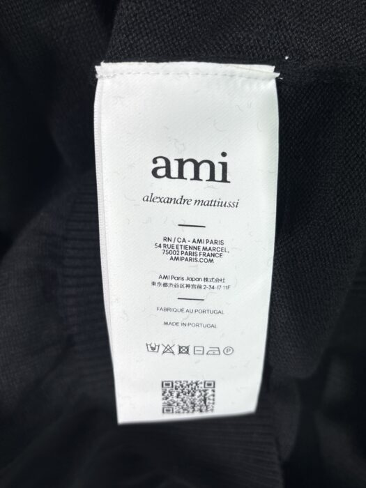 아미 레드 로고 자수 니트 블랙 레플리카 미러급 SA급 S급 고퀄리티 하이엔드 최상급 의류 [남성] 14