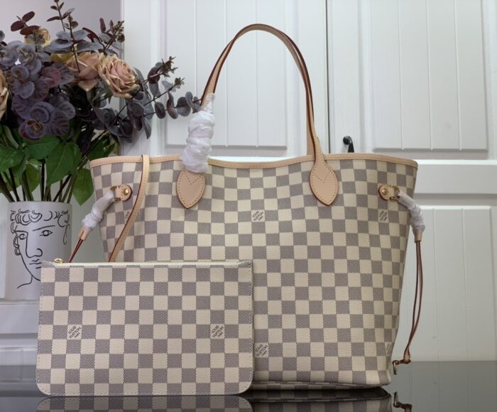 루이비통 네버풀 미디엄 N40604 다미에 화이트 베이지 핸드백 토트백 레플리카 미러급 SA급 S급 고퀄리티 최상급 하이엔드 가방 [여성]