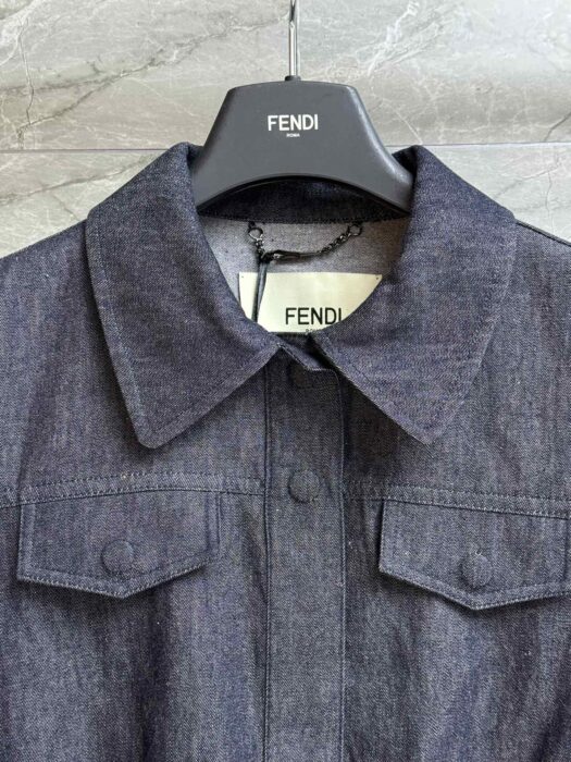 펜디 라이트 블루 샴브레이 보머 자켓 레플리카 미러급 SA급 S급 고퀄리티 하이엔드 최상급 의류 [여성] 12