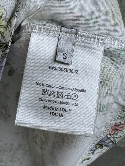 디올 플로럴 프린트 티셔츠 레플리카 미러급 SA급 S급 고퀄리티 하이엔드 최상급 의류 [여성] 7