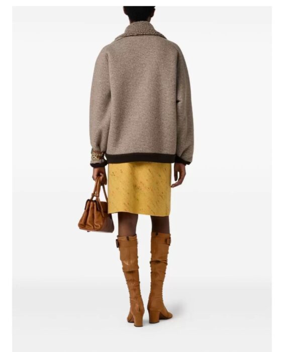 미우미우 코튼 플리스 집업 블루종 자켓 레플리카 미러급 SA급 S급 고퀄리티 하이엔드 최상급 의류 [여성] 20