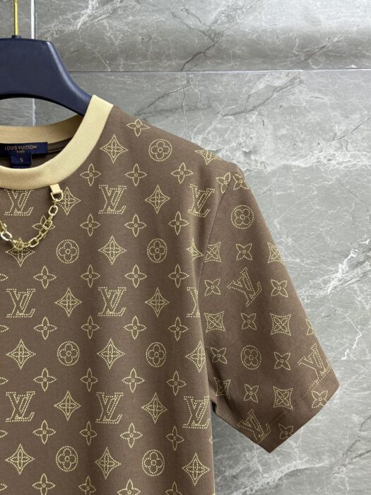 루이비통 도트 모노그램 티셔츠 레플리카 미러급 SA급 S급 고퀄리티 하이엔드 최상급 의류 [여성] 4