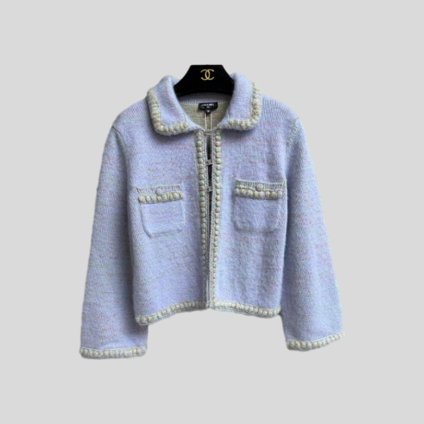 샤넬 퍼플 플러시 가디건 레플리카 미러급 SA급 S급 고퀄리티 하이엔드 최상급 의류 [여성]