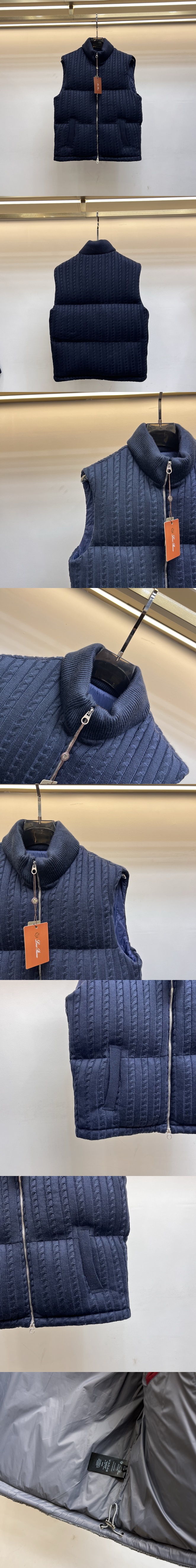 로로피아나 남성 패딩 조끼 LO-FAP71590 레플리카 미러급 SA급 S급 고퀄리티 하이엔드 최상급 의류 [남성] 2