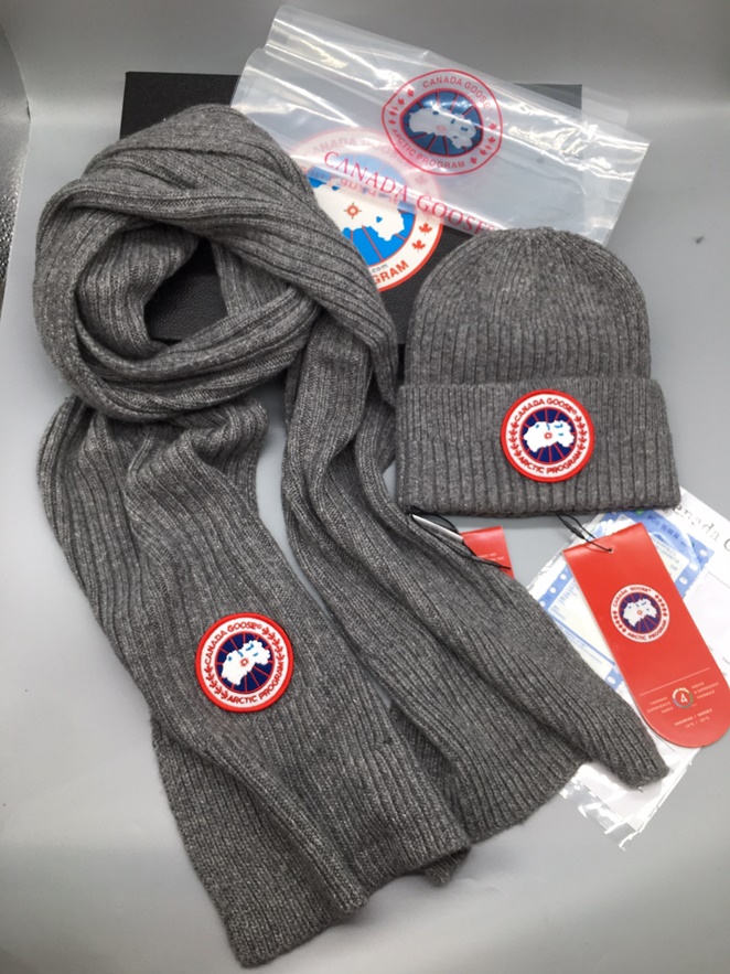 캐나다구스 모자+목도리 세트 CA-C71S60 레플리카 미러급 SA급 S급 고퀄리티 하이엔드 최상급 [남성여성공용] 2