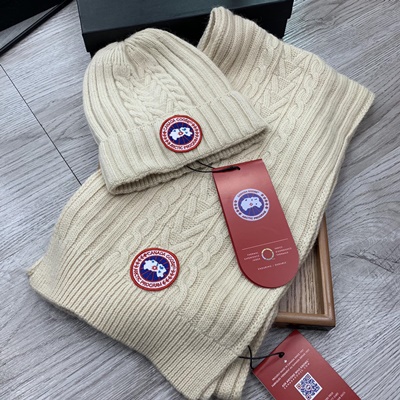 캐나다구스 모자+목도리 세트 CA-C71S57 레플리카 미러급 SA급 S급 고퀄리티 하이엔드 최상급 [남성여성공용]