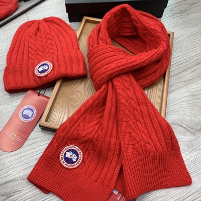 캐나다구스 모자+목도리 세트 CA-C71S52 레플리카 미러급 SA급 S급 고퀄리티 하이엔드 최상급 [남성여성공용]